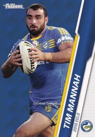 2015 NRL Traders Common Card - Base 083 Tim Mannah Parramatta Eels