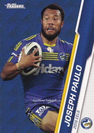 2015 NRL Traders Common Card - Base 086 Joseph Paulo Parramatta Eels