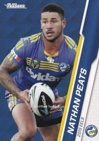 2015 NRL Traders Common Card - Base 087 Nathan Peats Parramatta Eels
