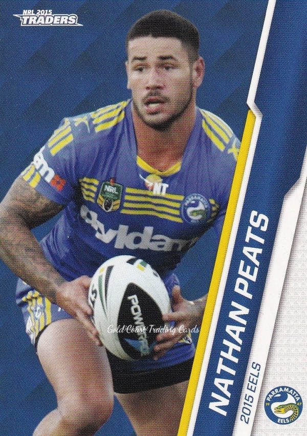 2015 NRL Traders Common Card - Base 087 Nathan Peats Parramatta Eels