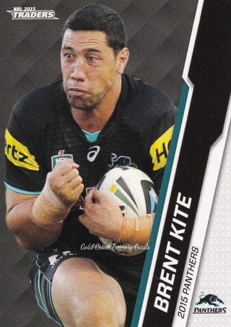 2015 NRL Traders Common Card - Base 092 Brent Kite Penrith Panthers