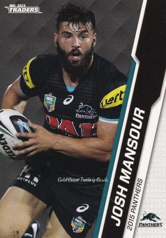 2015 NRL Traders Common Card - Base 093 Josh Mansour Penrith Panthers