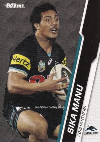 2015 NRL Traders Common Card - Base 094 Sika Manu Penrith Panthers