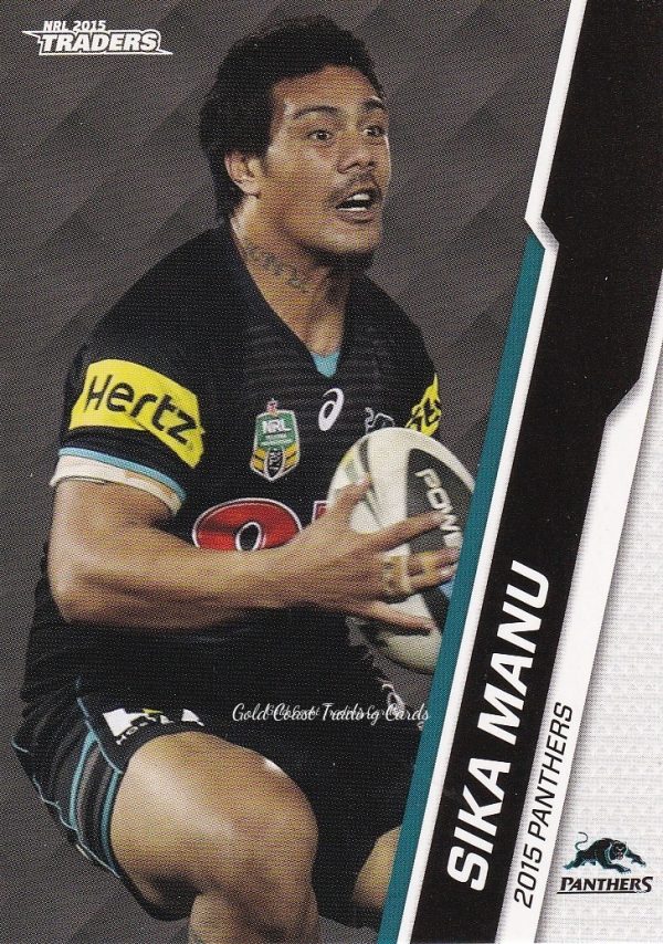 2015 NRL Traders Common Card - Base 094 Sika Manu Penrith Panthers