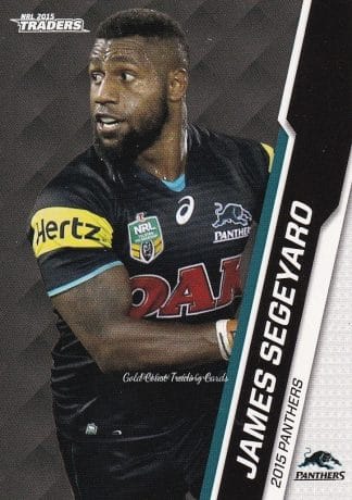 2015 NRL Traders Common Card - Base 096 James Segeyaro Penrith Panthers
