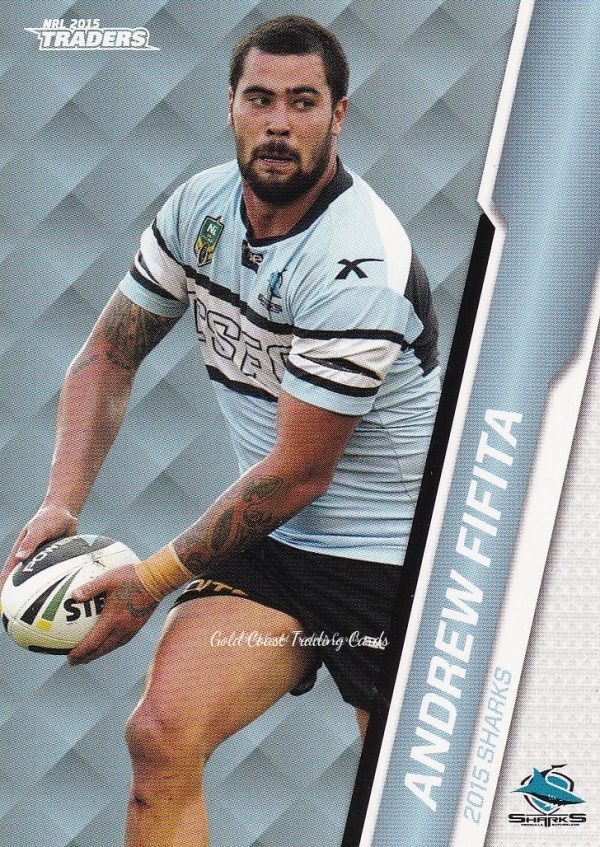 2015 NRL Traders Common Card - Base 102 Andrew Fifita Cronulla Sharks