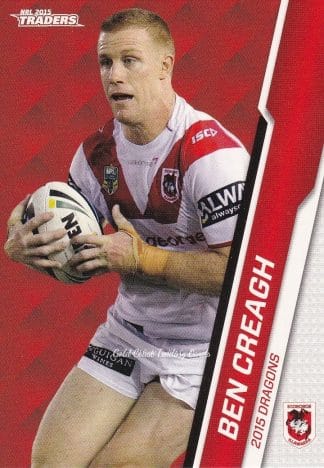 2015 NRL Traders Common Card - Base 121 Ben Creagh St George Dragons