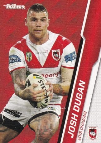 2015 NRL Traders Common Card - Base 123 Josh Dugan St George Dragons