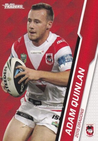 2015 NRL Traders Common Card - Base 127 Adam Quinlan St George Dragons