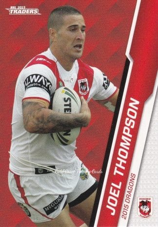 2015 NRL Traders Common Card - Base 128 Joel Thompson St George Dragons