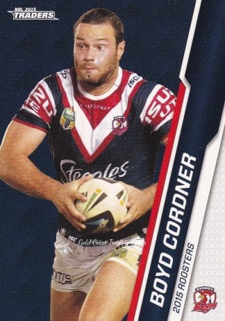 2015 NRL Traders Common Card - Base 131 Boyd Cordner Sydney Roosters