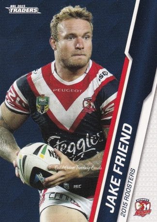 2015 NRL Traders Common Card - Base 132 Jake Friend Sydney Roosters