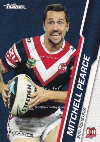2015 NRL Traders Common Card - Base 136 Mitchell Pearce Sydney Roosters