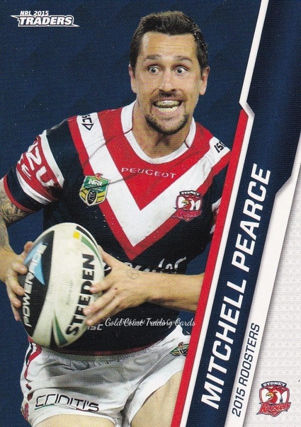 2015 NRL Traders Common Card - Base 136 Mitchell Pearce Sydney Roosters