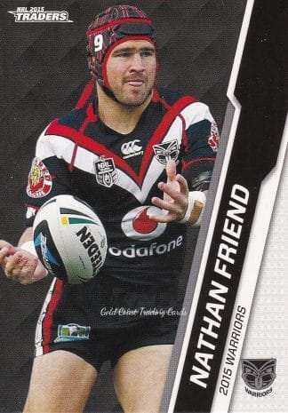 2015 NRL Traders Common Card - Base 141 Nathan Friend Warriors