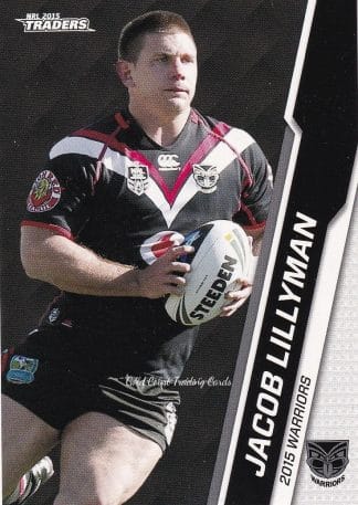 2015 NRL Traders Common Card - Base 145 Jacob Lillyman Warriors