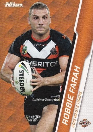 2015 NRL Traders Common Card - Base 152 Robbie Farah Wests Tigers