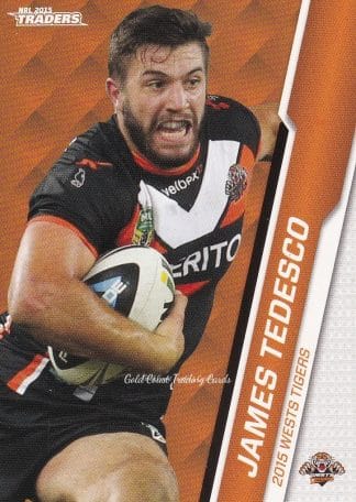 2015 NRL Traders Common Card - Base 158 James Tedesco Wests Tigers