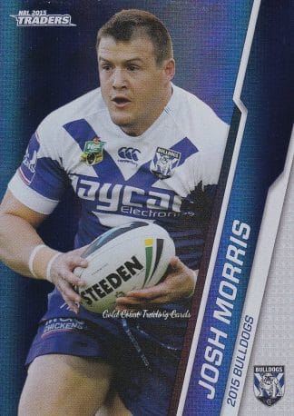 2015 NRL Traders Silver Parallels - P013 Josh Morris Canterbury Bulldogs