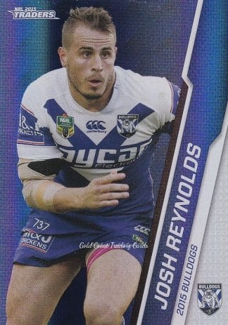 2015 NRL Traders Silver Parallels - P016 Josh Reynolds Canterbury Bulldogs