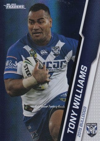 2015 NRL Traders Silver Parallels - P018 Tony Williams Canterbury Bulldogs
