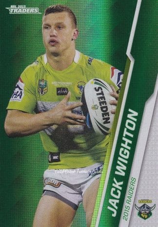 2015 NRL Traders Silver Parallels - P027 Jack Wighton Canberra Raiders