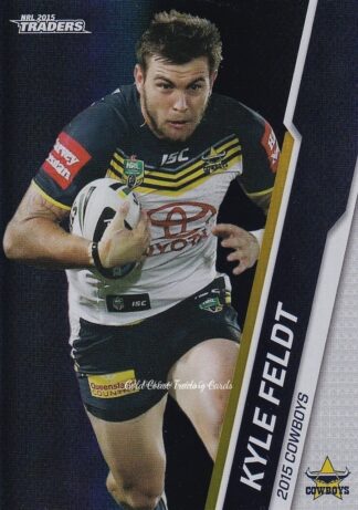 2015 NRL Traders Silver Parallels - P029 Kyle Feldt North Qld Cowboys