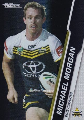 2015 NRL Traders Silver Parallels - P031 Michael Morgan North Qld Cowboys