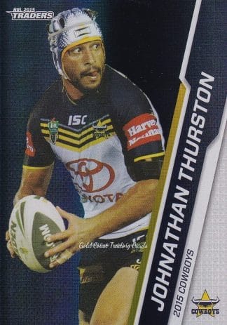 2015 NRL Traders Silver Parallels - P035 Johnathan Thurston North Qld Cowboys