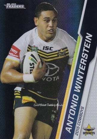 2015 NRL Traders Silver Parallels - P036 Antonio Winterstein North Qld Cowboys
