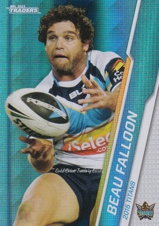 2015 NRL Traders Silver Parallels - P039 Beau Falloon Gold Coast Titans