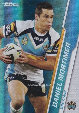2015 NRL Traders Silver Parallels - P042 Daniel Mortimer Gold Coast Titans