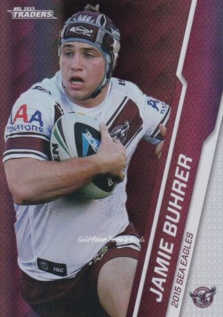 2015 NRL Traders Silver Parallels - P047 Jamie Buhrer Manly Sea Eagles