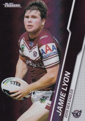 2015 NRL Traders Silver Parallels - P051 Jamie Lyon Manly Sea Eagles