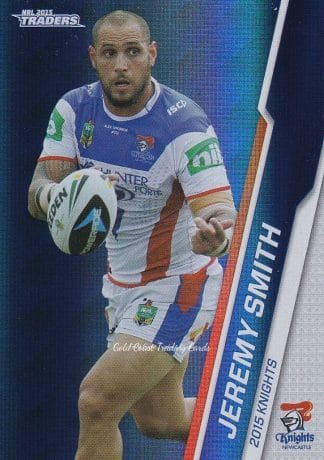 2015 NRL Traders Silver Parallels - P071 Jeremy Smith Newcastle Knights