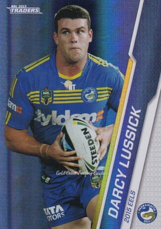 2015 NRL Traders Silver Parallels - P074 Darcy Lussick Parramatta Eels