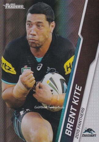 2015 NRL Traders Silver Parallels - P083 Brent Kite Penrith Panthers