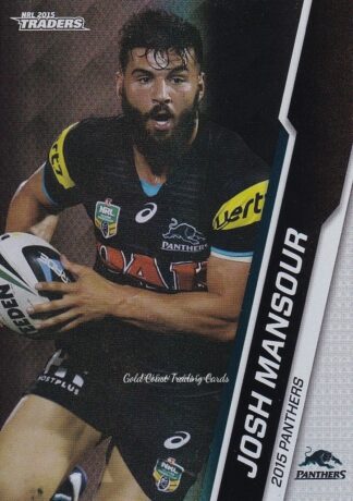 2015 NRL Traders Silver Parallels - P084 Josh Mansour Penrith Panthers