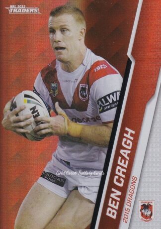 2015 NRL Traders Silver Parallels - P109 Ben Creagh St George Dragons