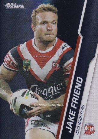 2015 NRL Traders Silver Parallels - P119 Jake Friend Sydney Roosters