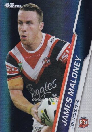 2015 NRL Traders Silver Parallels - P122 James Maloney Sydney Roosters