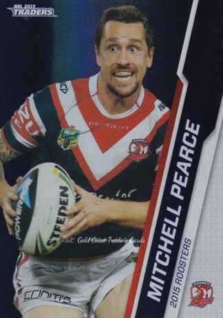 2015 NRL Traders Silver Parallels - P123 Mitchell Pearce Sydney Roosters