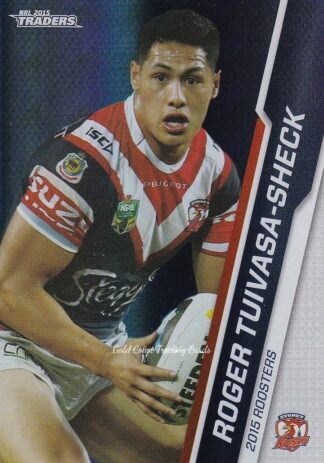 2015 NRL Traders Silver Parallels - P124 Roger Tuivasa-Sheck Sydney Roosters