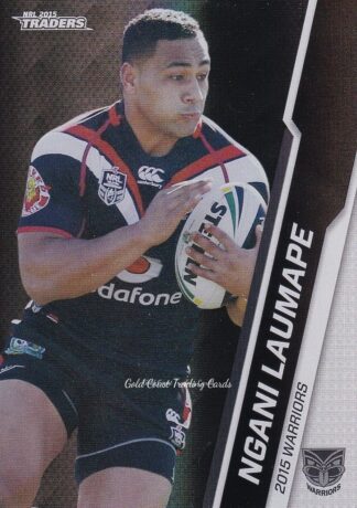 2015 NRL Traders Silver Parallels - P130 Ngani Laumape Warriors