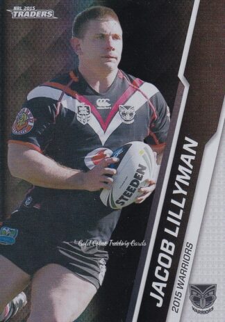 2015 NRL Traders Silver Parallels - P131 Jacob Lillyman Warriors