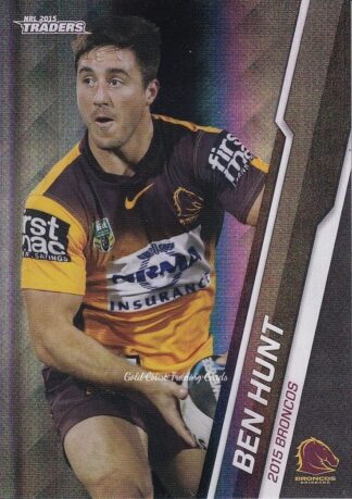 2015 NRL Traders Black Parallels - PS004 Ben Hunt Brisbane Broncos