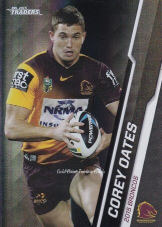 2015 NRL Traders Black Parallels - PS007 Corey Oates Brisbane Broncos