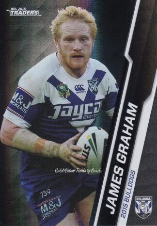 2015 NRL Traders Black Parallels - PS010 James Graham Canterbury Bulldogs
