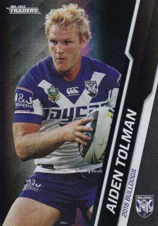 2015 NRL Traders Black Parallels - PS017 Aiden Tolman Canterbury Bulldogs