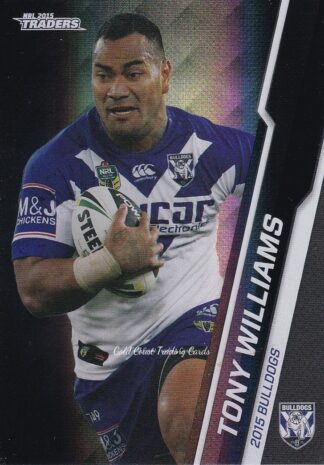 2015 NRL Traders Black Parallels - PS018 Tony Williams Canterbury Bulldogs